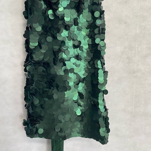 Sequinned One-Shoulder Mini Dress by Maeve - Picture 9 of 16